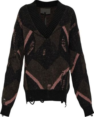 Akep Maglione Girocollo - - Knitwear - Donna - Multicolore - XS
