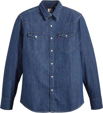 Levi's Overhemden, Heren, Blauw, XL, Katoen, 85744-0041 Casual Shirts