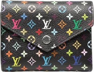 Louis Vuitton Pre-owned Vintage Canvas Portemonnee - Dames - Vintage Accessoires - Veelkleurig - ONE Size - Vintage