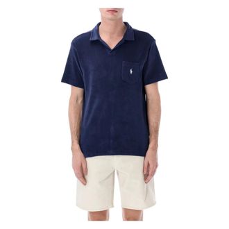 Polo Ralph Lauren Polo Shirts, male, Blue, Size: XL Custom Fit Polo