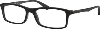 Ray-Ban Matte Zwarte Zonnebril - Heren - Brillen - Zwart - 54 MM - Accessoires