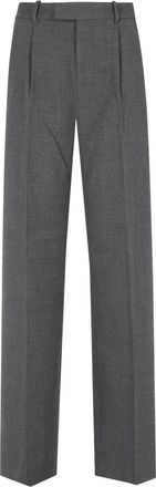 Self Portrait Geklede broek - Dames - Broeken - Grijs - Maat: 2XS Zijde