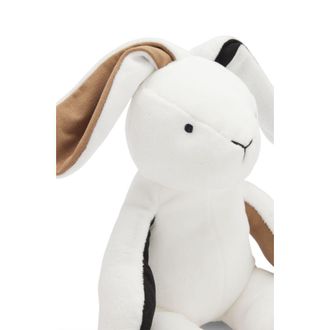 BOSS Branded plush faux-fur bunny for babies