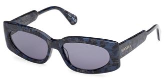 Max & Co. MO0114 92V Womens Sunglasses Blue Size 55