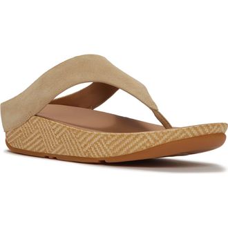 FitFlop Lulu Lux Graphic TP Sandal in Cappuccino at Nordstrom, Size 11