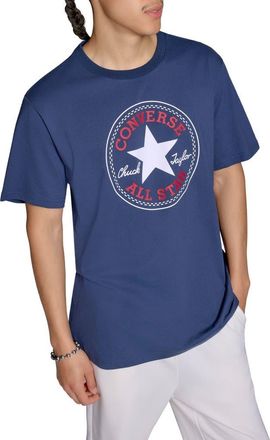 Converse Chuck Taylor All Star Logo T-Shirt in Converse Navy at Nordstrom, Size X-Large