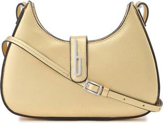 Behno Mini Leena Metallic Leather Crossbody Bag in Gold at Nordstrom