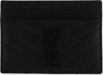 Saint Laurent Wallets & Cardholders, female, Black, Size: ONE SIZE Bos Taurus Wallet