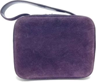 Chanel Pre-owned Leather chanel-bags - Dames - Vintage Schoudertas - Paars - ONE Size - Vintage