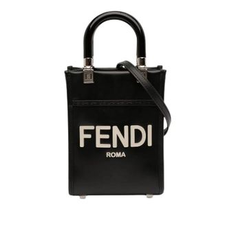 Fendi Pre-owned Mini Sunshine Shopper - Dames - Vintage Shopper - Zwart - ONE Size - Leer - Vintage