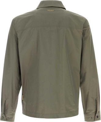 Woolrich Mens Urban Timber Overshirt Jacket Green Polyester