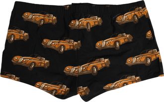 Dolce & Gabbana Car Print Swim Shorts - Black