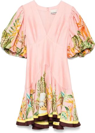 Alemais Abito corto Papaya - Rosa