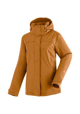 Maier Sports Winterjacke MAIER SPORTS Lisbon, Damen, Gr. 50, orange (dunkelorange), 100% Polyester, Jacken Winterjacke, warme Damen Jacke, wattierte Regenjacke, wa
