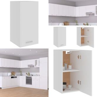 vidaXL Mobile Pensile Lyon Bianco 29,5x31x60 cm - Unit&agrave; da cucina a muro - Spazio verticale