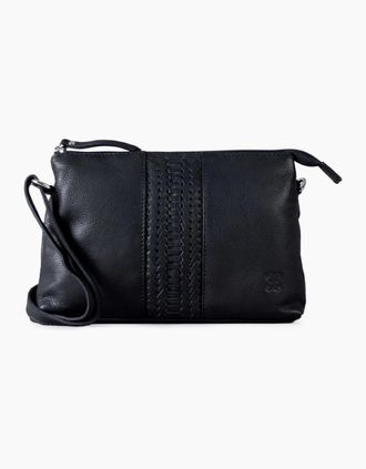 Lakeland Leather Womens Eden Womens Crossbody Bag - Black - Size: ONE size