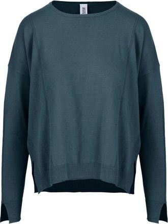 Bomboogie Trui met ronde hals - Dames - Ronde hals truien - Blauw - S - Truien & Vesten