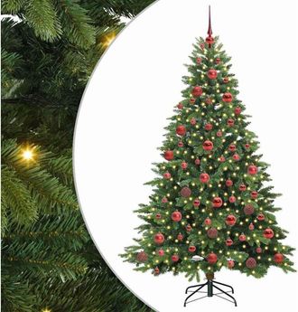 vidaXL &Aacute;rbol De Navidad Artificial Con 300 Led Verde 180 Cm Pe Y Pvc Vidaxl