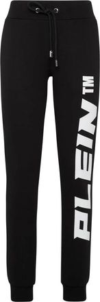 Philipp Plein Trainingsbroeken - Dames - Sweatpants - Zwart - XL - Katoen - Broeken