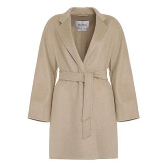 Max Mara Dames, Mantels, Beige, Maat: S Kasjmier