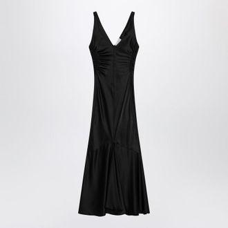 Sportmax Long Dress In Satin