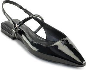 DKNY Cairo Slingback Flat in Black at Nordstrom Rack, Size 5.5