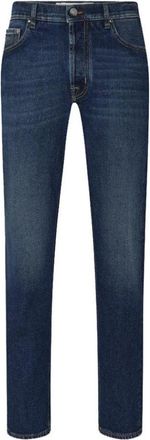 Jacob Cohen Heren, Jeans, Blauw, Maat: W35 Katoen