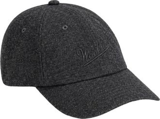 Woolrich Gorra de b&eacute;isbol de lana lisa - Accessories - Hombre - Negro - ONE SIZE
