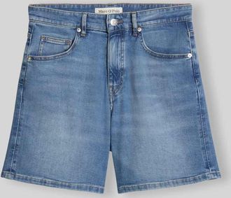 Marc O'Polo Regular Fit Bermuda aus Baumwoll-Mix in Ocean, Gr&ouml;&szlig;e 26