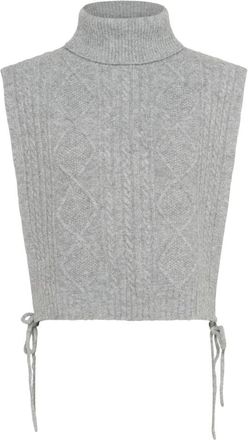 Cream CRFrina Knit Slipover - Dames - Coltruien - Grijs - Xs/S - Truien & Vesten