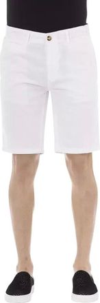 Baldinini Bermuda Shorts - Heren - Korte broeken - Wit - Maat: XS Katoen