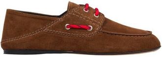 Sandro Suede lace-up boat shoes in Brown at Nordstrom, Size 36