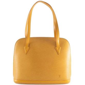 Louis Vuitton Pre-owned Shoulder Bags, female, Yellow, Size: ONE SIZE Pre-owned Vintage Shoulder Bag