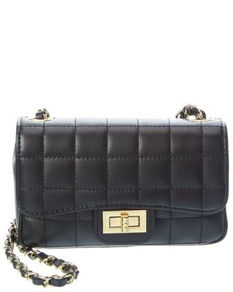 Persaman New York Poppy Quilted Leather Crossbody