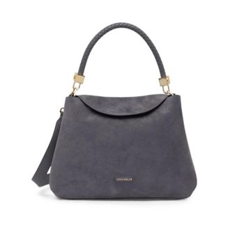 Coccinelle Dames, Tassen, Grijs, Maat: ONE Size Leer