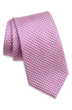 Duchamp Neat Silk Tie in Pink at Nordstrom Rack