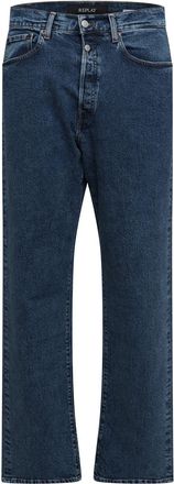 Replay Mens 9zero1 Straight-Fit Jeans in Blue Cotton - Size 34W/34L