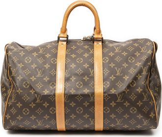 Louis Vuitton Pre-owned Womens Keepall 45 Travel Bag - Brown - One Size