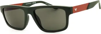 Emporio Armani EA4244U 618471 Matte Green/Dark Brown