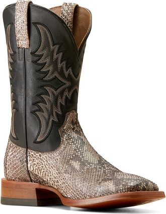 Ariat Dry Gulch Cowboy Boot in Tan Python at Nordstrom Rack, Size 8.5