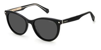 Polaroid PLD 4111/S/X 807/M9 Womens Sunglasses Black Size 53