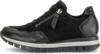 Gabor Vetersneaker - Dames - Schoenen - Zwart - Maat: 37 1/2 EU
