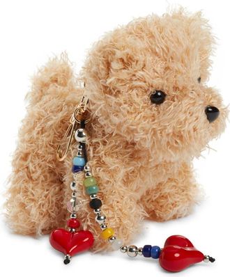 BP. Puppy Bag Charm in Brown Multi at Nordstrom