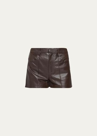 Ramy Brook Aurea Leather Shorts
