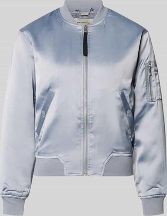 Khujo Regular Fit Bomberjacke mit Stehkragen Modell Beth in Eisblau, Gr&ouml;&szlig;e XXL