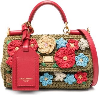 Dolce & Gabbana My Sicily Floral-appliqu&eacute; Tote Bag