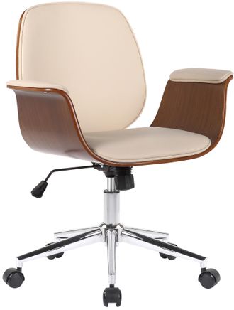 Clp Clp - Silla De Oficina Kemberg Nogal/crema