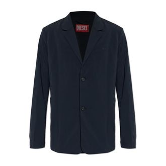 Diesel Blazers, male, Black, Size: 2XL J-Active Blazer