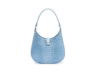 Brahmin Fallon Womens Handbags Aura Blue, Leather