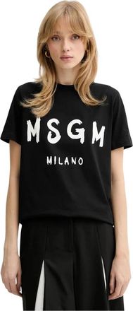 Msgm T-Shirts - Dames - T-shirts - Zwart - M - Tops